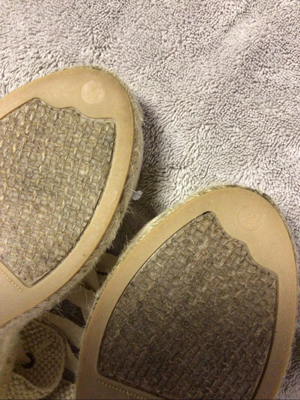 Marseille Wedge Espadrille sandal, size 7.5,